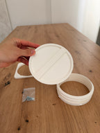 Drehverschluss Adapter für mobile Klimaanlage Abluft Schlauch Anschluss 150mm