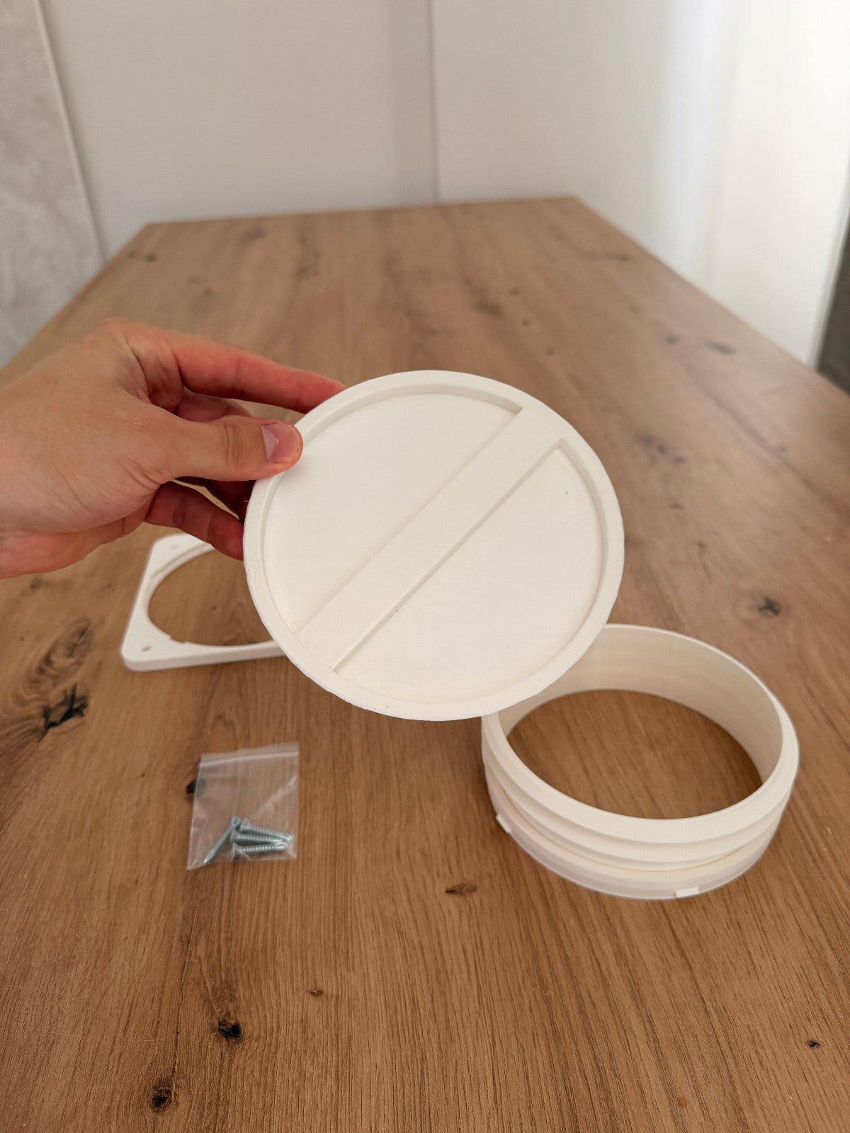 Drehverschluss Adapter für mobile Klimaanlage Abluft Schlauch Anschluss 150mm