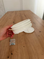 Drehverschluss Adapter für mobile Klimaanlage Abluft Schlauch Anschluss 150mm
