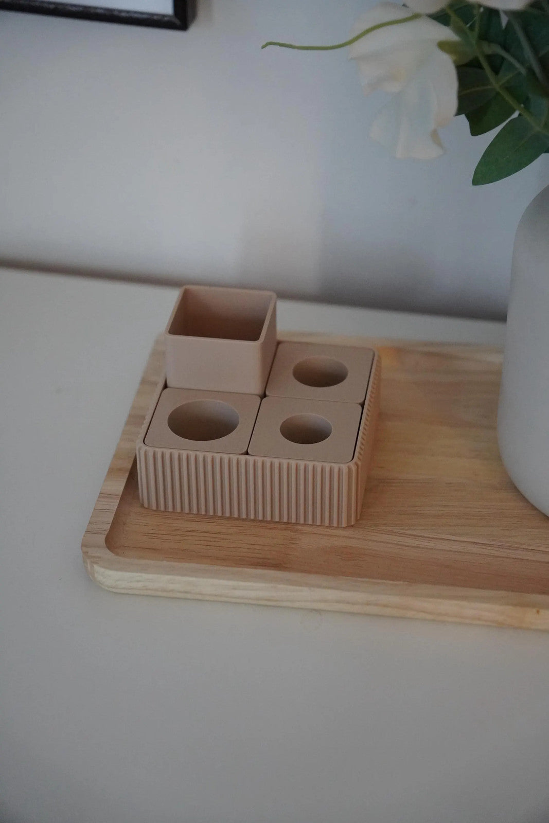 Partalarm Modfinity - Starterset Basic - Modulares Aufbewahrungssystem Beige
