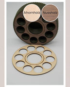 Runder Öleständer für ätherische Öle Kombinationshalter 5ml, 10ml & 15ml + 115ml