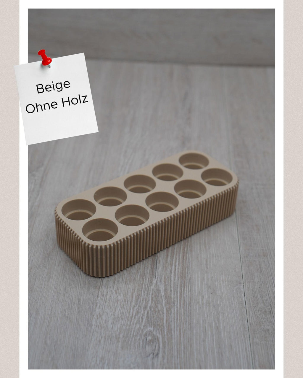 Minimalistische Kombihalterung für ätherische Öle | Halterung für 10x 5ml, 10ml