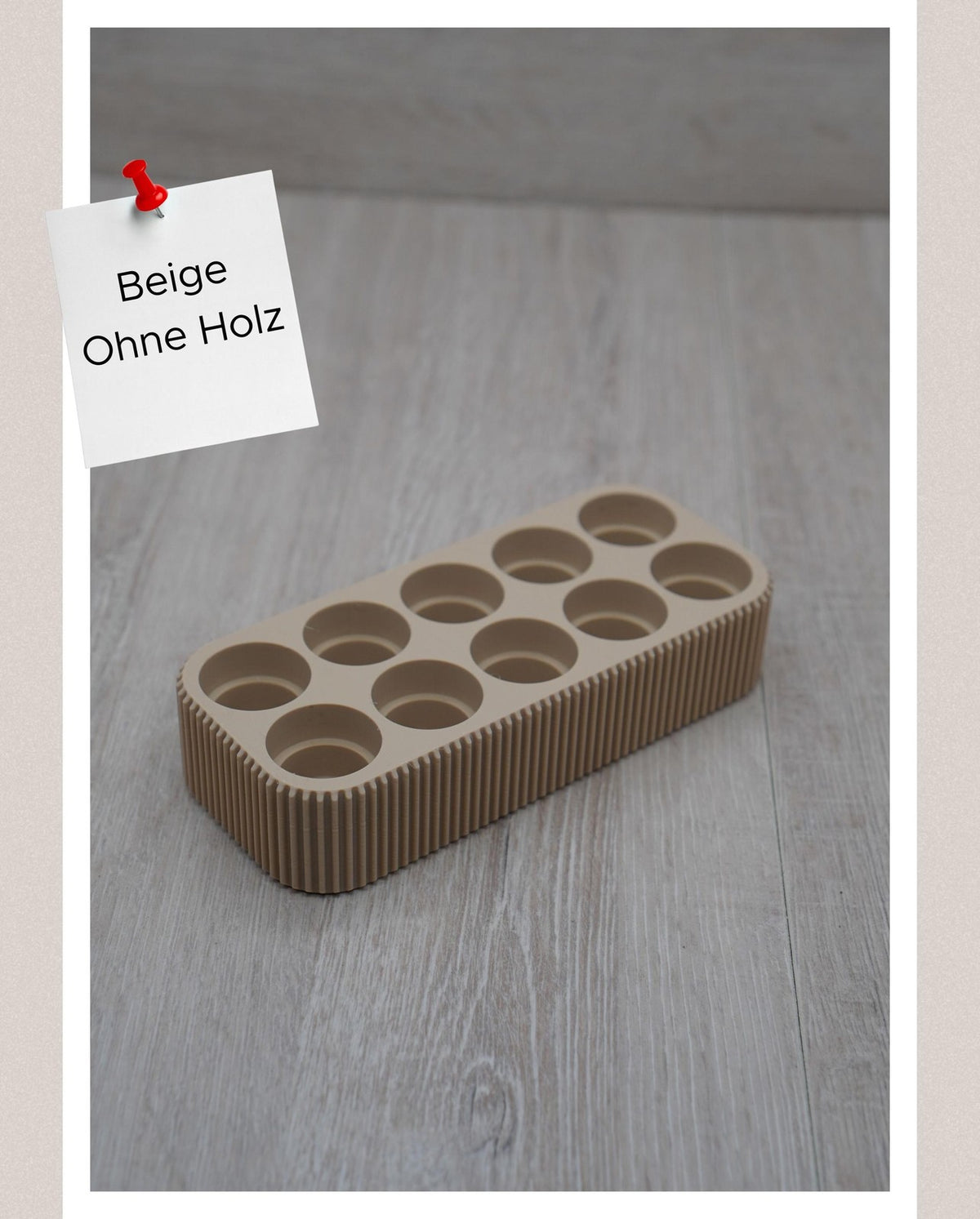 Minimalistische Kombihalterung für ätherische Öle | Halterung für 10x 5ml, 10ml