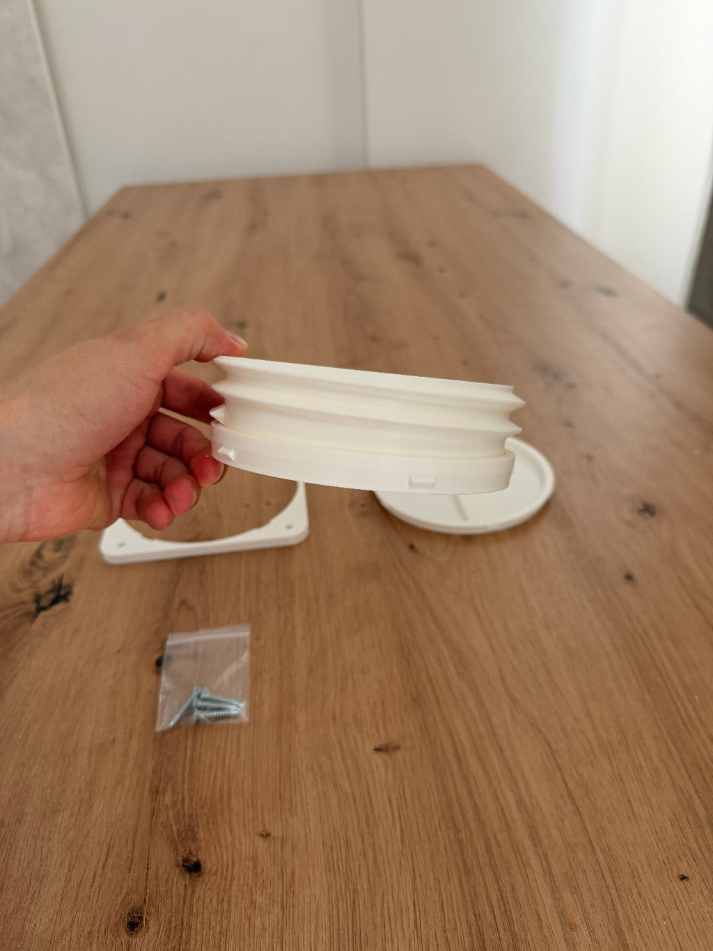 Drehverschluss Adapter für mobile Klimaanlage Abluft Schlauch Anschluss 150mm