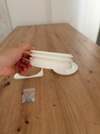 Drehverschluss Adapter für mobile Klimaanlage Abluft Schlauch Anschluss 150mm