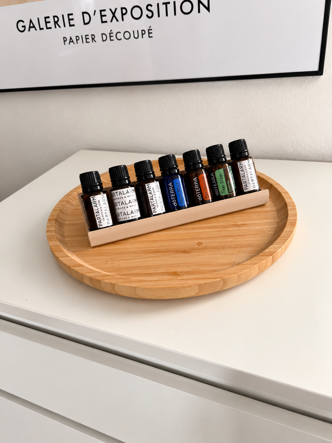 Aroma Display - Minimalisstischer Öleständer für ätherische Öle | Halter für 10ml oder 15ml Öle - z.B. für Doterra oder Young Living