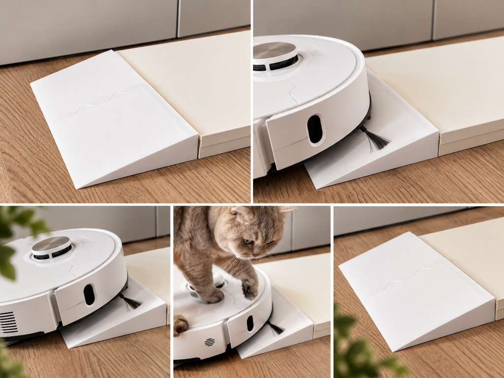 Robo-Rampe für Saugroboter | Türschwellen-Rampe | kompatibel mit Roborock, Dreame, MOVA, Ecovacs & Xiaomi