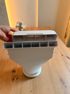 Slim Version - Tilt or Roof Window Adapter for Mobile Air Conditioner - Exhaust Hose Adapter