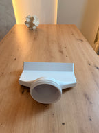 Slim Version - Tilt or Roof Window Adapter for Mobile Air Conditioner - Exhaust Hose Adapter