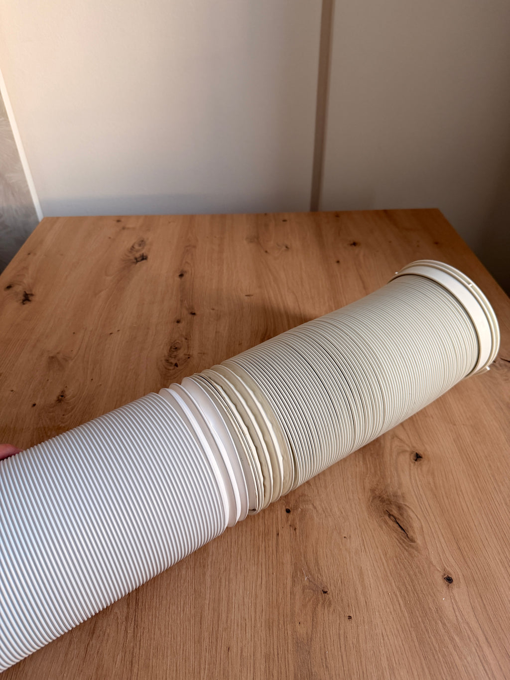 Schlauchverbinder 150 mm mit Linksgewinde für Zuluftschläuche