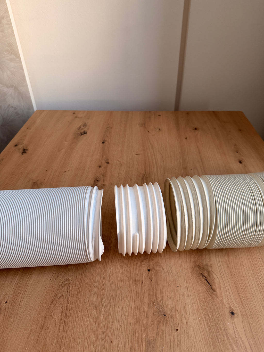 Schlauchverbinder 150 mm mit Linksgewinde für Zuluftschläuche