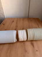 Schlauchverbinder 150 mm mit Linksgewinde für Zuluftschläuche