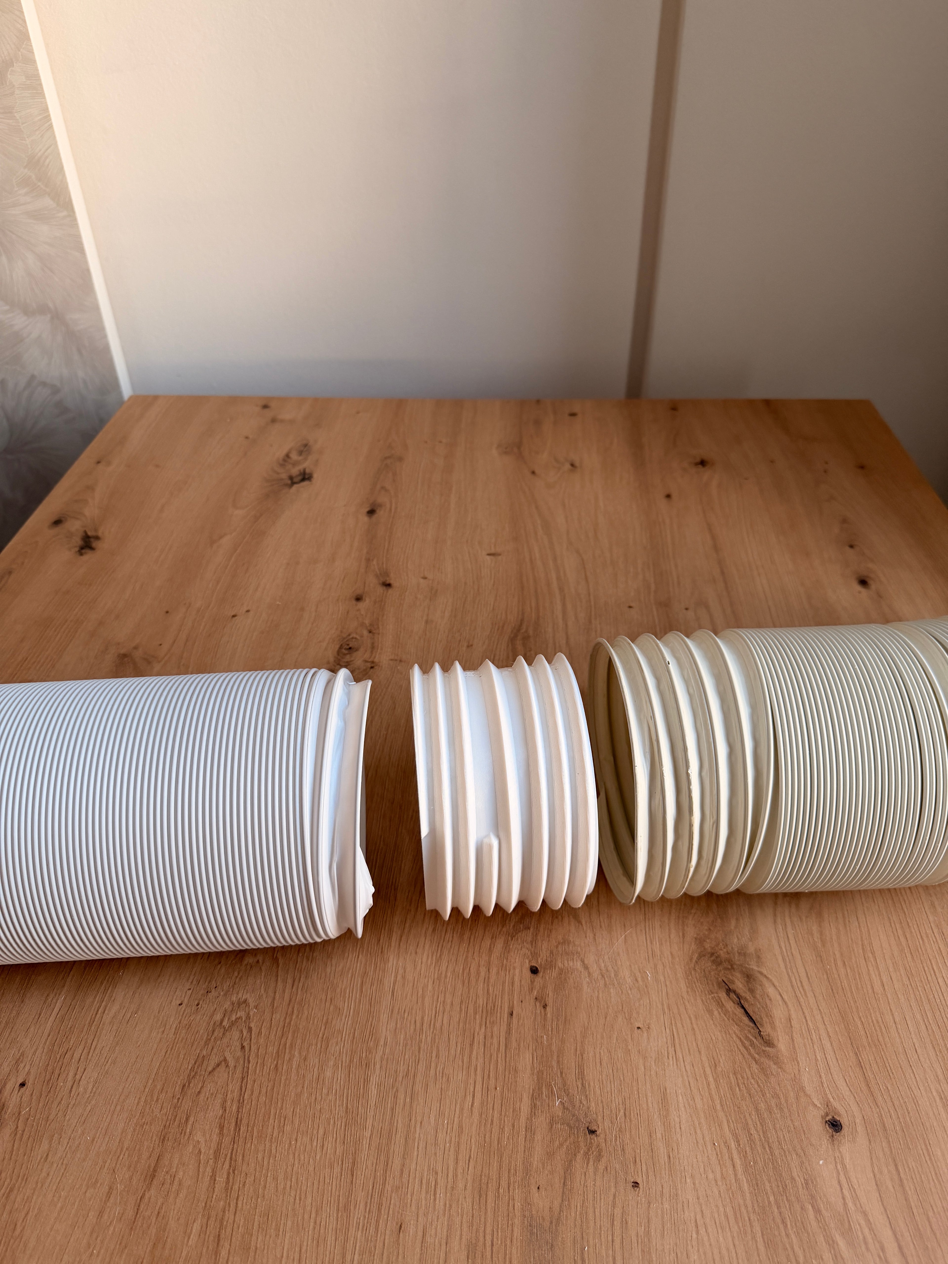 Schlauchverbinder 150 mm mit Linksgewinde für Zuluftschläuche