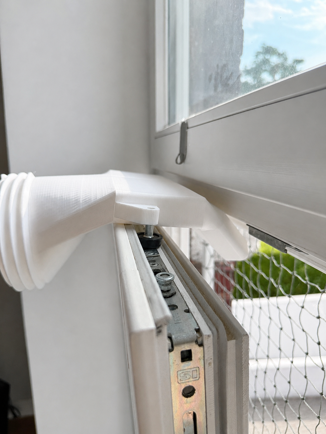 Verstellbarer Kipp oder Dachfenster Adapter für mobile Klimaanlage – Abluftschlauch Adapter