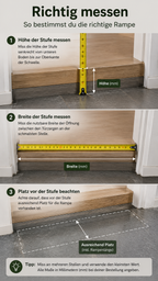 Robo-Rampe für Saugroboter | Türschwellen-Rampe | kompatibel mit Roborock, Dreame, MOVA, Ecovacs & Xiaomi